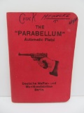 The Parabellum Automatic Pistol booklet, 1963 Stoeger Arms