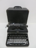 Vintage typewriter in case, Royal Quiet De Luxe