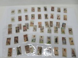 Cigarette Card collection with book, c 1900's