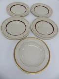 Chesapeake and Chesapeake Ohio Railroad dining car china, five pieces