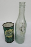 Gold Water can and Seipp's bottle