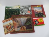Railroad ephemera, souvenir and vacation brochures