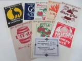 New GLarus Brewery advertising, sheets, 8 pieces