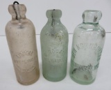 Three Milwaukee Hutch bottles, 7