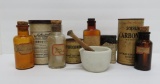 Photo developing canisters and bottles, 10 pieces
