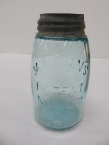 Mason Midget Jar, Nov 39th 1858, 5 1/2