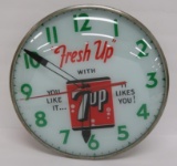 Fresh Up 7 Up clock, 1956, 15