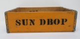 Sun Drop Hires wood box, 12