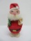 Santa candy container, chenille, 8 1/2