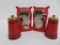 Two sets of Regal China salt and pepper shakers, cow and churn