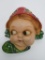 Little girl string holder, chalkware, 9