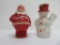 Paper Mache Santa and Snowman candy containers, 7