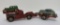 Hubley Nucar Transport, truck, trailer and two cars, #776