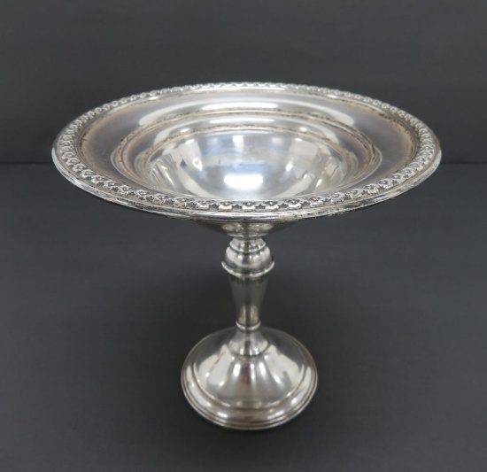 weighted Sterling compote, Rogers 3030, 5 3/4"