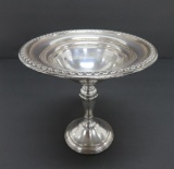 weighted Sterling compote, Rogers 3030, 5 3/4