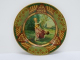 Vienna art plate, tin, children, advertising, McCully & Company, 10