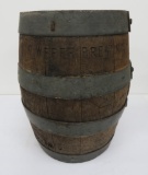 G Weber Brewing Co, Theresa Wis - wooden beer keg, 15 1/2