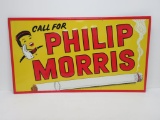 Call for Philip Morris, metal cigarette sign, 41