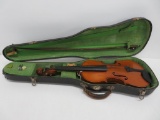 Violin in case, copy of Nikolaus Amali, made in Germany, with bow