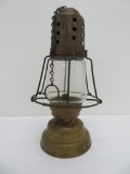 Old lantern, brass finish, 10