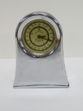 Four Coin clock bank, chrome, Kingsbury Mfg Co, 7