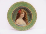 1905 Vienna Art Plate, tin, advertising WW Lawrence & Co Paints, Pittsburg, 10