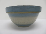 Red Wing Greek key mixing bowl, blue and grey, 10