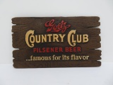 Goetz Country Club beer sign, 14