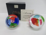 Caithness and Peter Patterson paperweights