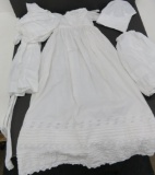 Vintage whites, vintage clothing, baptismal dress, slips and hat