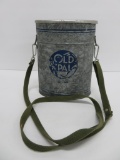 Old Pal tin minnow bucket, 7 1/2