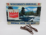 Kingsbury light up sign, Wisconsin Original Brewed with the Best