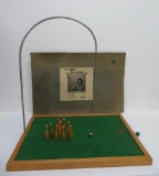 Hit and Touch mechanical bowling game, Pee Dee Co, c 1958