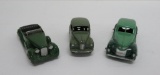 Three Dinky Toy cars, 3 1/4