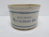 Red Wing Refrigerator Jar, 4 3/4