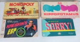 Four vintage board games
