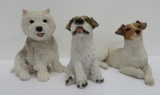 Sandi cast and Living stone dog figures