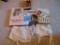 Women's lot with vintage girdles, Bradley Knit and blotter