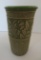 Red Wing brushware vase, commemorative, Heron, 6 1/2