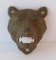 Cast iron bear face bottle opener, 3 1/2