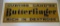 Curtiss Candies two side candy advertising sign, Butterfinger and KoKo Nut Roll, 28