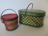 Aunt Sally's Peanut butter pail and lunch pail