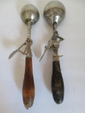Vintage ice cream scoops, Dipper and Gilchrist