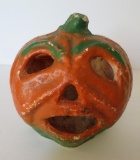 Vintage Halloween paper mache pumpkin jack o lantern, 7