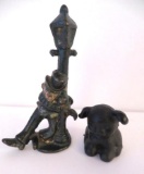 Cast iron figures, 4