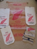 Red Wing flour bags and linen towel