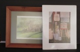 Two limited Edition Sany Hokanson prints, Spring Cleaning and Collecting Memories