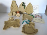 Stoneware cookie stamps