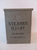 Stearns Dairy milk box, Elkhorn Wisconsin, 11
