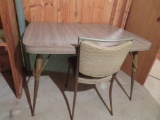 Retro MCM formica table and chair